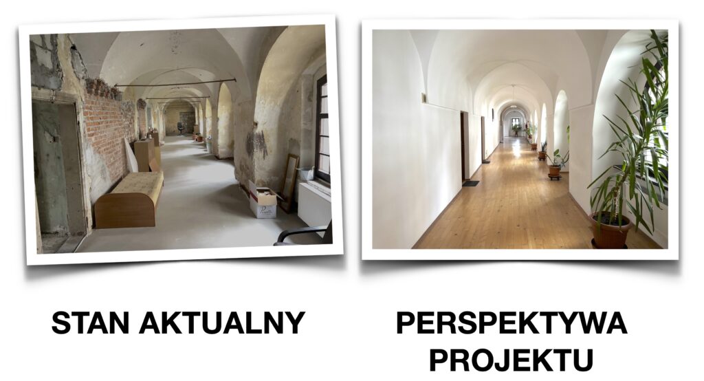 Zdjecie rewitalizacji przy Karmelicka 1, przed i po